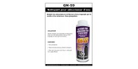 GM-59 - Nettoyant pour adoucisseurs d'eau et filtres de résine - 1kg